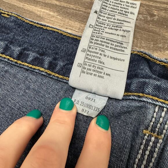 Carhartt Dark Wash Blue Mens 40x31 Loose Fit Carpenter Utility Denim Work Jeans‎ - Picture 10 of 13